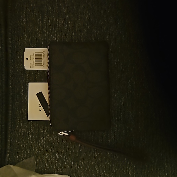 Coach Red and Brown wristlet - Picture 3 of 4